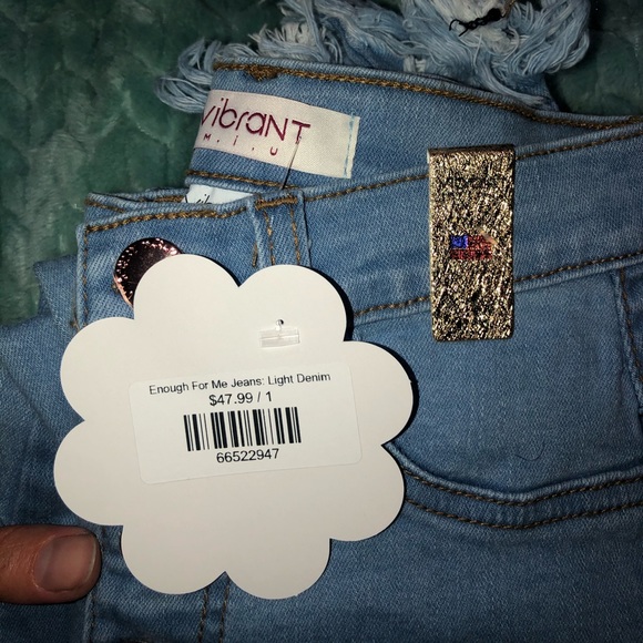 “Enough For Me” Jeans ShopHopes - Picture 7 of 11